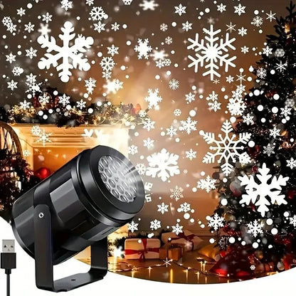 Winter Glow Snowflake Projector