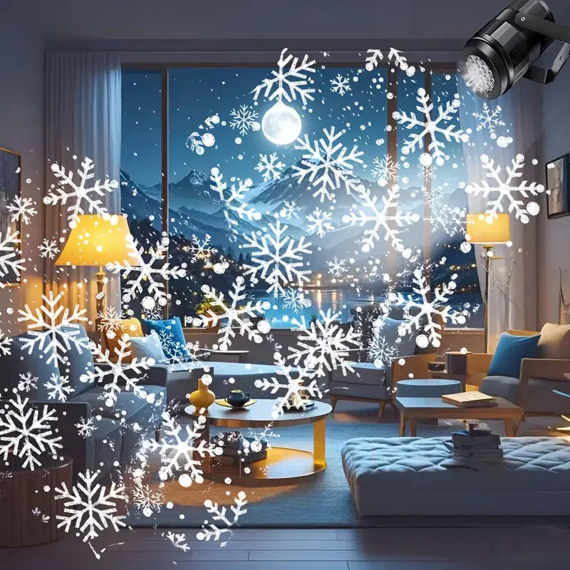 Winter Glow Snowflake Projector
