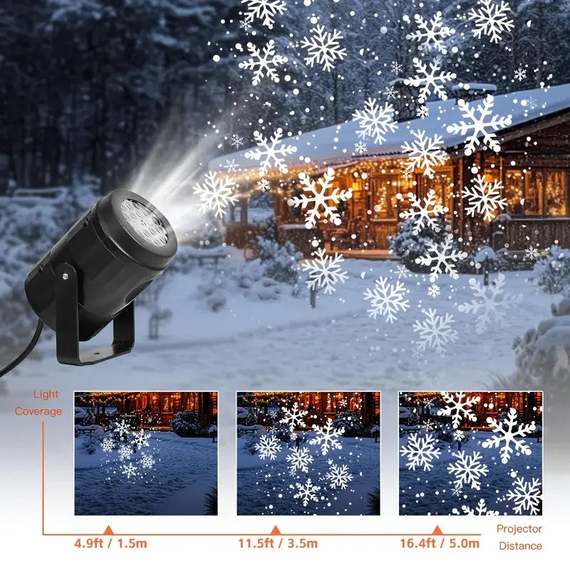 Winter Glow Snowflake Projector